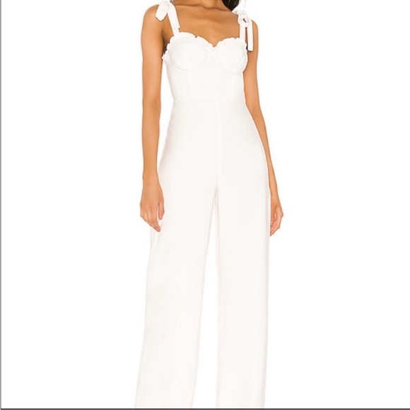 MAJORELLE Pants - MAJORELLE White Jumpsuit
